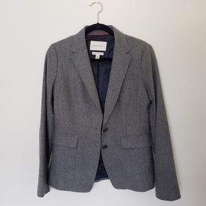 Banana Republic Gray Tweed Blazer